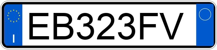 Numer rejestracyjny EB323FV posiada VOLKSWAGEN Golf 6a serie Numer rejestracyjny EB323FV posiada VOLKSWAGEN Golf 6a serie