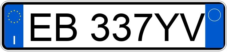 Numer rejestracyjny EB337YV posiada SEAT Ibiza 4a serie