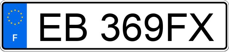 Numer rejestracyjny EB369FX posiada RENAULT KANGOO