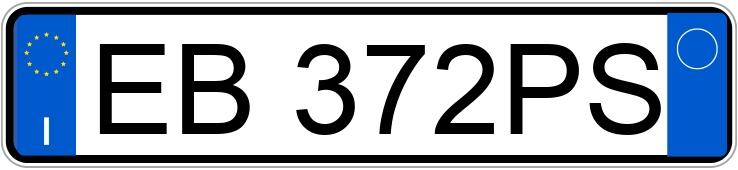 Numer rejestracyjny EB372PS posiada FIAT Sedici