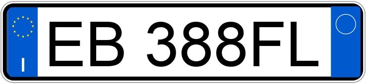 Numer rejestracyjny EB388FL posiada FORD Focus 2a serie