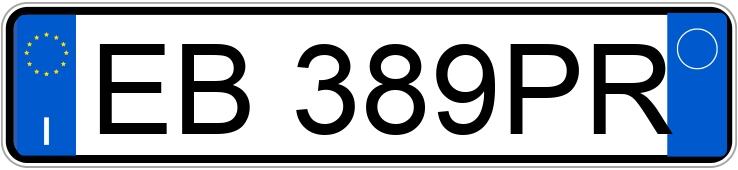 Numer rejestracyjny EB389PR posiada TOYOTA Urban Cruiser