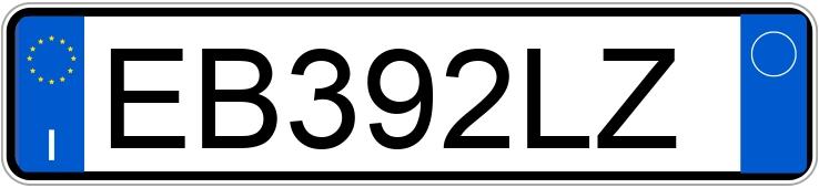 Numer rejestracyjny EB392LZ posiada SMART fortwo 2a serie