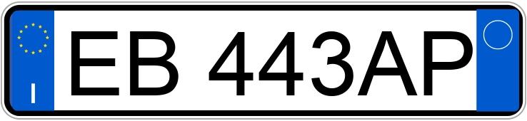 Numer rejestracyjny EB443AP posiada OPEL Corsa 4a serie