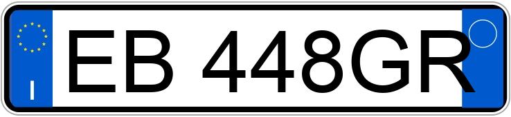 Numer rejestracyjny EB448GR posiada FIAT Panda 2a serie Numer rejestracyjny EB448GR posiada FIAT Panda 2a serie