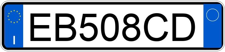 Numer rejestracyjny EB508CD posiada RENAULT Megane 3a serie