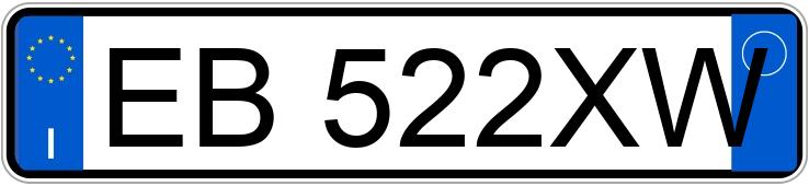 Numer rejestracyjny EB522XW posiada VOLKSWAGEN Polo 5a serie