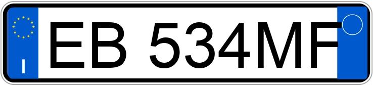 Numer rejestracyjny EB534MF posiada BMW X1