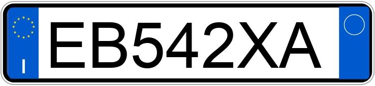 Numer rejestracyjny EB542XA posiada FIAT Punto Evo