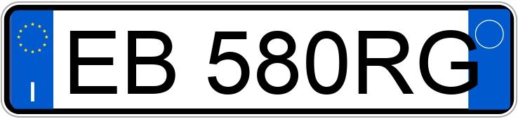 Numer rejestracyjny EB580RG posiada OPEL Astra 4a serie