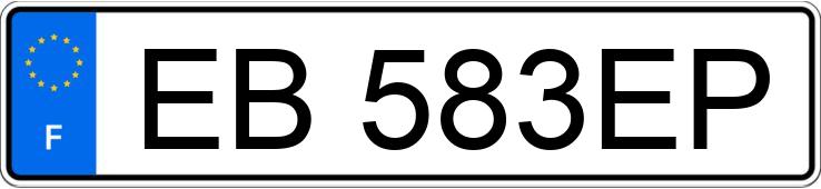 Numer rejestracyjny EB583EP posiada BMW X6