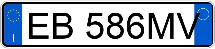 Numer rejestracyjny EB586MV posiada ALFA ROMEO Giulietta Numer rejestracyjny EB586MV posiada ALFA ROMEO Giulietta