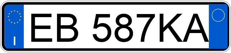 Numer rejestracyjny EB587KA posiada PEUGEOT 3008 1a serie