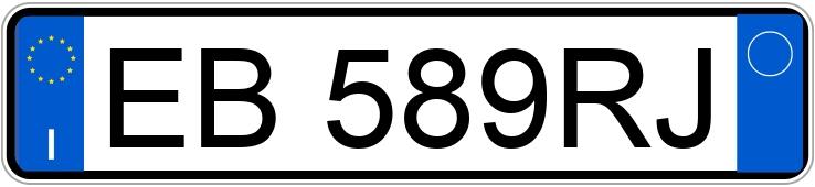 Numer rejestracyjny EB589RJ posiada CITROEN C3 1a serie