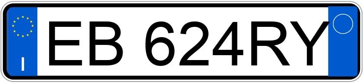 Numer rejestracyjny EB624RY posiada NISSAN Pixo