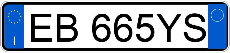 Numer rejestracyjny EB665YS posiada BMW X5