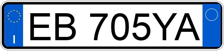 Numer rejestracyjny EB705YA posiada FIAT Punto Evo