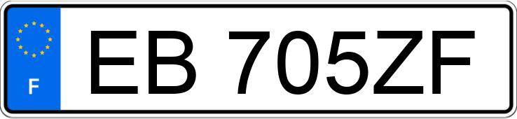 Numer rejestracyjny EB705ZF posiada AUDI A3 SPORTBACK