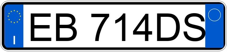 Numer rejestracyjny EB714DS posiada CITROEN C3 1a serie
