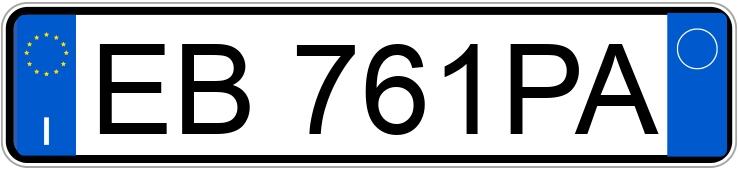 Numer rejestracyjny EB761PA posiada VOLKSWAGEN Passat 6a serie