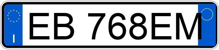 Numer rejestracyjny EB768EM posiada VOLKSWAGEN Polo 5a serie Numer rejestracyjny EB768EM posiada VOLKSWAGEN Polo 5a serie