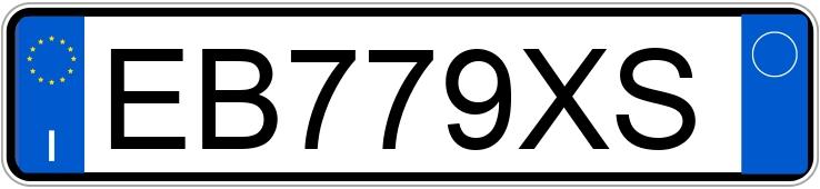 Numer rejestracyjny EB779XS posiada FIAT Punto Evo