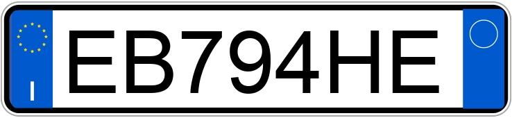 Numer rejestracyjny EB794HE posiada VOLKSWAGEN Golf 6a serie Numer rejestracyjny EB794HE posiada VOLKSWAGEN Golf 6a serie