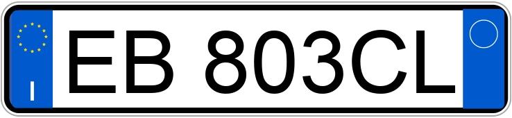 Numer rejestracyjny EB803CL posiada VOLVO XC60