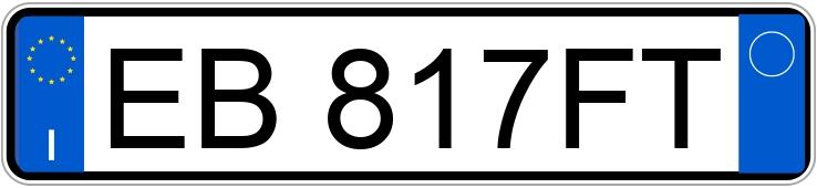 Numer rejestracyjny EB817FT posiada BMW Serie 3 Numer rejestracyjny EB817FT posiada BMW Serie 3