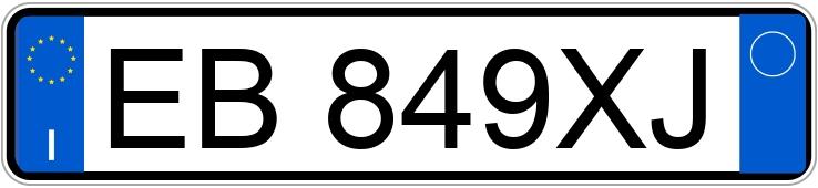 Numer rejestracyjny EB849XJ posiada RENAULT Clio 3a serie Numer rejestracyjny EB849XJ posiada RENAULT Clio 3a serie