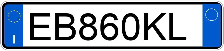 Numer rejestracyjny EB860KL posiada BMW Serie 3 Numer rejestracyjny EB860KL posiada BMW Serie 3