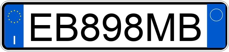Numer rejestracyjny EB898MB posiada LANCIA Ypsilon 2a serie