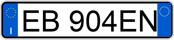 Numer rejestracyjny EB904EN posiada BMW Serie 5