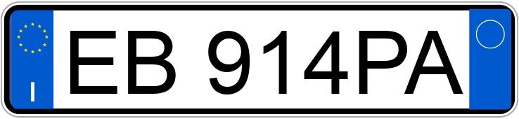 Numer rejestracyjny EB914PA posiada PEUGEOT 206 Numer rejestracyjny EB914PA posiada PEUGEOT 206