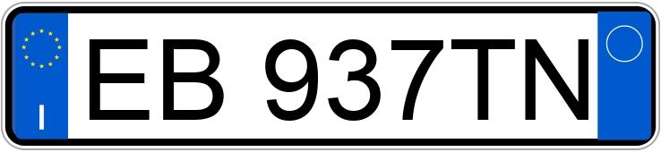 Numer rejestracyjny EB937TN posiada FIAT Grande Punto Numer rejestracyjny EB937TN posiada FIAT Grande Punto