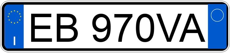 Numer rejestracyjny EB970VA posiada BMW Serie 3 Numer rejestracyjny EB970VA posiada BMW Serie 3