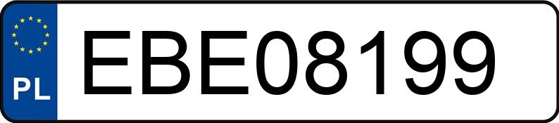 Numer rejestracyjny EBE 08199 posiada MERCEDES-BENZ S 320 CDI MR`02 E3 220 S 320 CDI MR`02 E3 220 - EBE08199