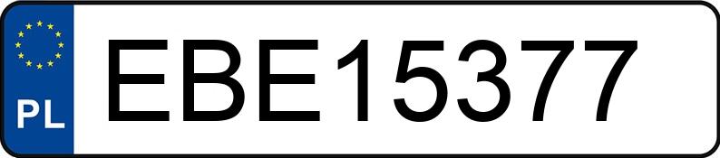 Numer rejestracyjny EBE 15377 posiada HONDA CR-V 2.4 MR`13 E5 EX - EBE15377 Numer rejestracyjny EBE 15377 posiada HONDA CR-V 2.4 MR`13 E5 EX - EBE15377