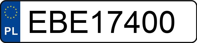 Numer rejestracyjny EBE 17400 posiada RENAULT LAGUNA - EBE17400 Numer rejestracyjny EBE 17400 posiada RENAULT LAGUNA - EBE17400