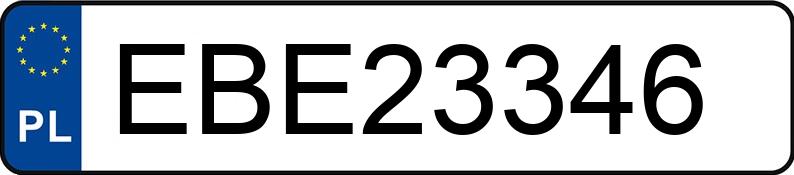 Numer rejestracyjny EBE 23346 posiada VOLVO S60 D - EBE23346