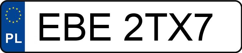 Numer rejestracyjny EBE 2TX7 posiada BMW 740i Kat. E38 740i Kat. E38 - EBE2TX7 Numer rejestracyjny EBE 2TX7 posiada BMW 740i Kat. E38 740i Kat. E38 - EBE2TX7