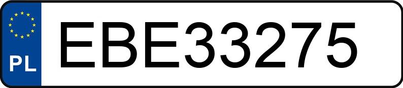 Numer rejestracyjny EBE 33275 posiada MERCEDES-BENZ 220 - EBE33275