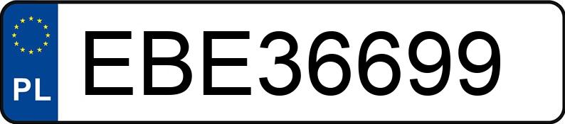 Numer rejestracyjny EBE 36699 posiada BMW 420D XDRIVE - EBE36699