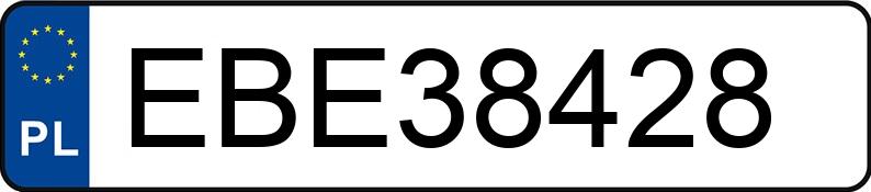 Numer rejestracyjny EBE 38428 posiada MERCEDES-BENZ G 63 AMG MR`18 E6d W463 G 63 AMG MR`18 E6d W463 - EBE38428