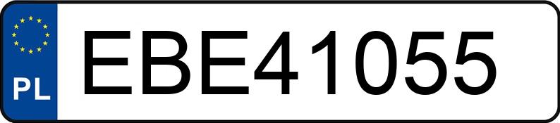 Numer rejestracyjny EBE 41055 posiada AUDI S7 SPORTBACK - EBE41055