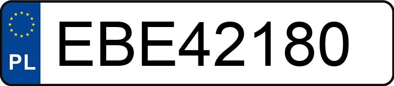 Numer rejestracyjny EBE 42180 posiada VOLKSWAGEN PASSAT - EBE42180 Numer rejestracyjny EBE 42180 posiada VOLKSWAGEN PASSAT - EBE42180