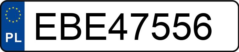 Numer rejestracyjny EBE 47556 posiada VOLKSWAGEN Golf V 1.4 MR`03 E4 Trendline - EBE47556 Numer rejestracyjny EBE 47556 posiada VOLKSWAGEN Golf V 1.4 MR`03 E4 Trendline - EBE47556