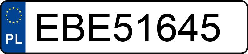 Numer rejestracyjny EBE 51645 posiada NISSAN PRIMASTAR - EBE51645 Numer rejestracyjny EBE 51645 posiada NISSAN PRIMASTAR - EBE51645