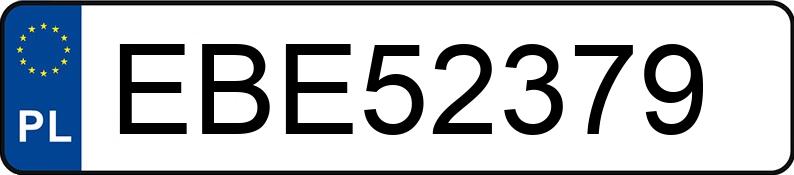 Numer rejestracyjny EBE 52379 posiada BMW X5 3.0 - EBE52379 Numer rejestracyjny EBE 52379 posiada BMW X5 3.0 - EBE52379