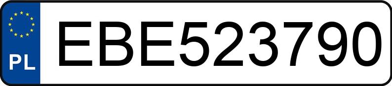 Numer rejestracyjny EBE 523790 posiada Bmw - EBE523790 Numer rejestracyjny EBE 523790 posiada Bmw - EBE523790
